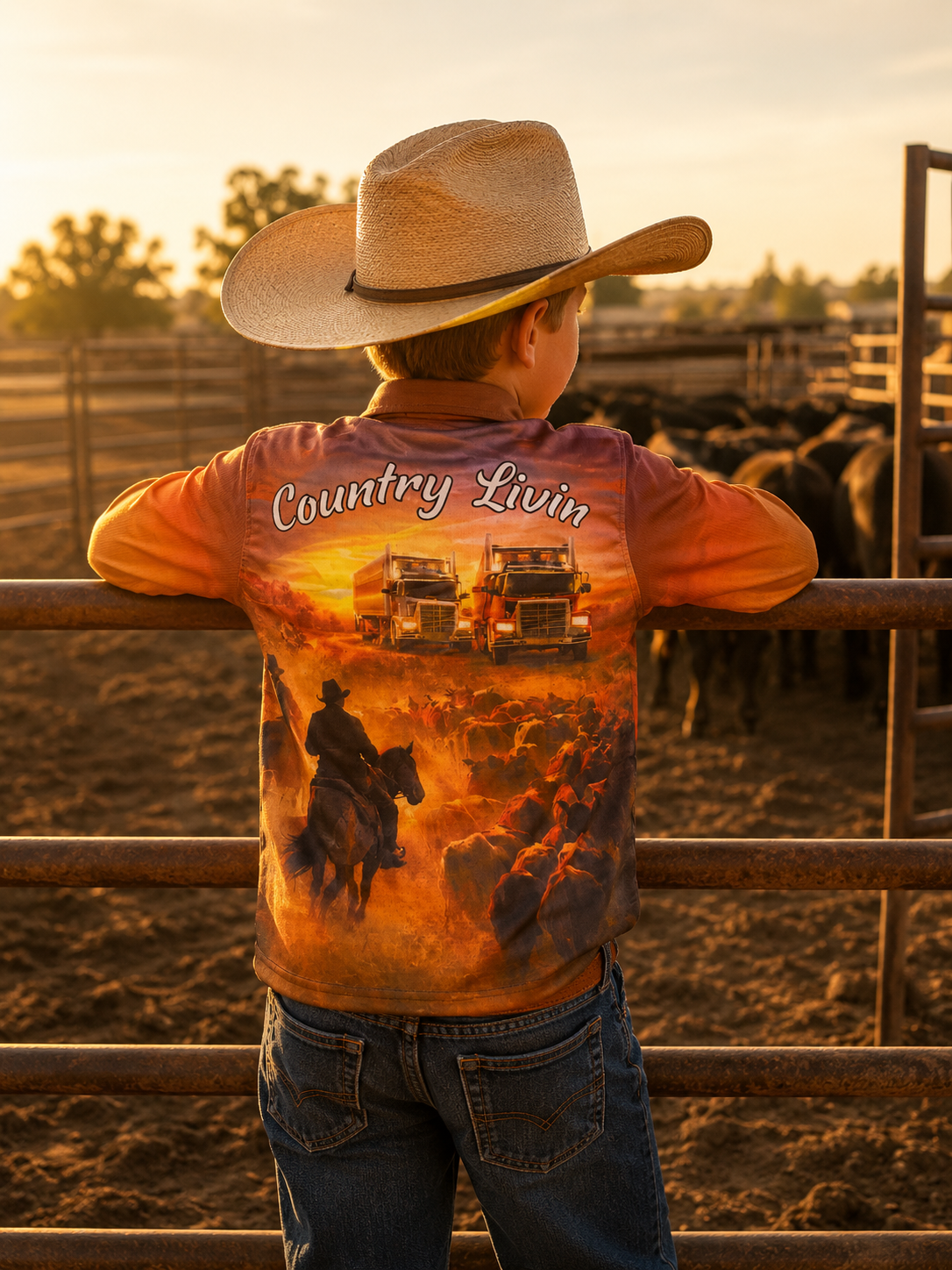 The Little Country Livin Fishing Shirt