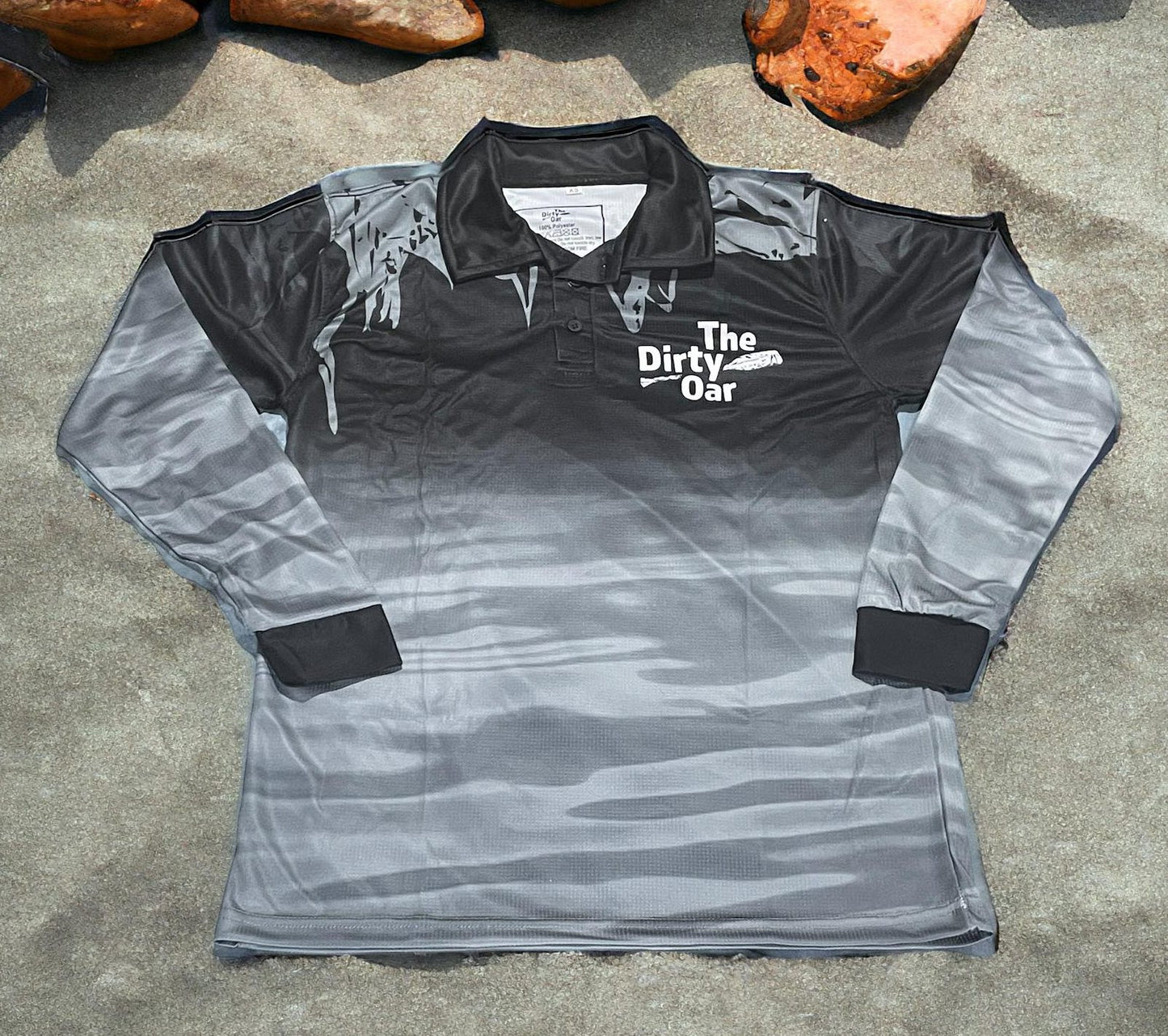 The Dirty Oar Fishing Shirt Black