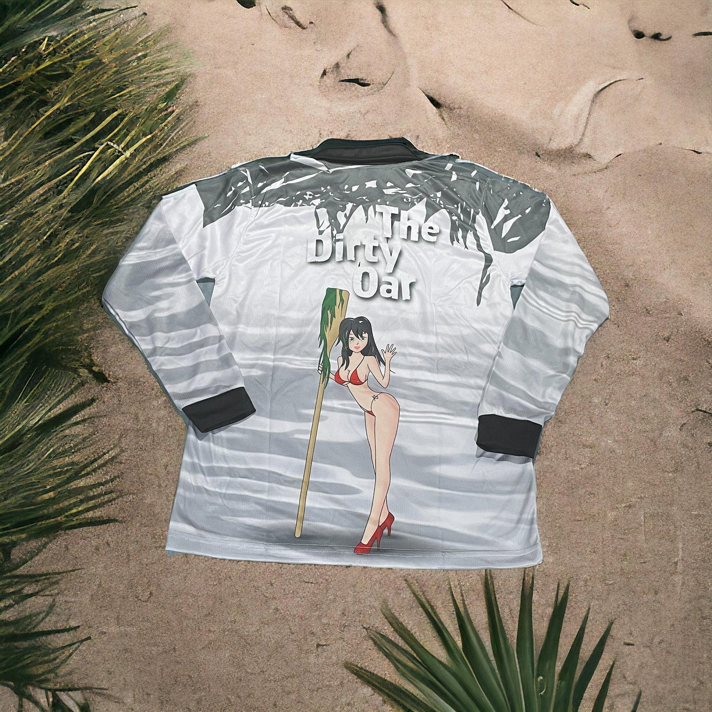 The Dirty Oar Fishing Shirt White
