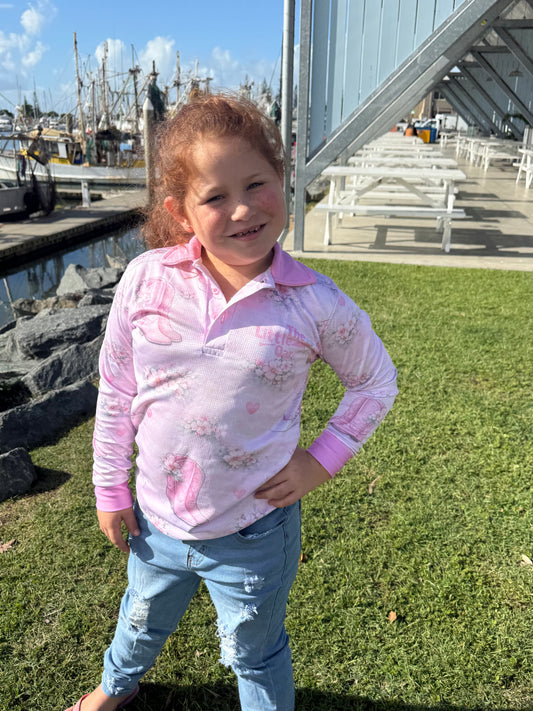 The Little Country Girl fishing shirt