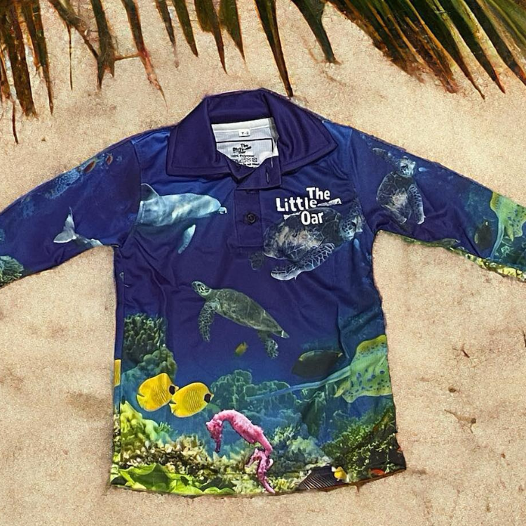 The Little Reef Fishing Shirt Front