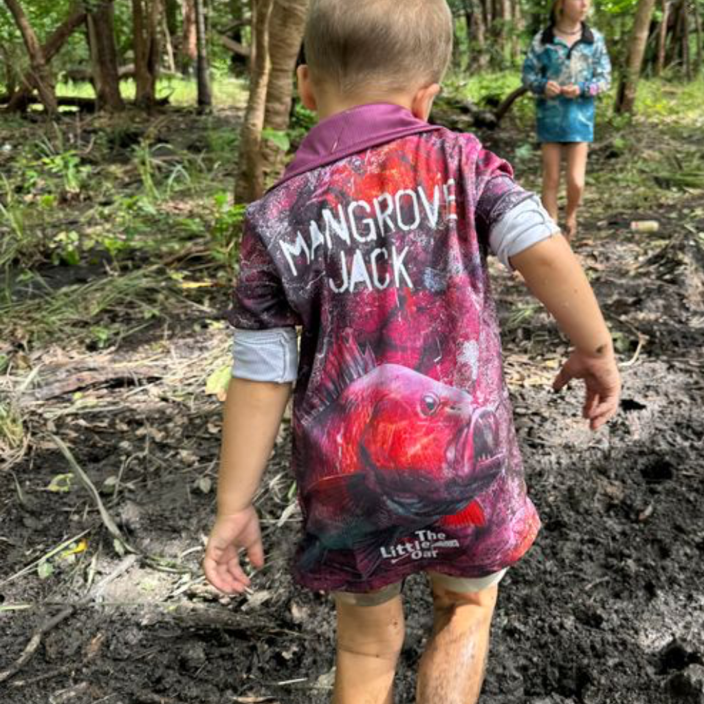 The Mangrove Mangrove Jack Kids Fishing Shirt on child