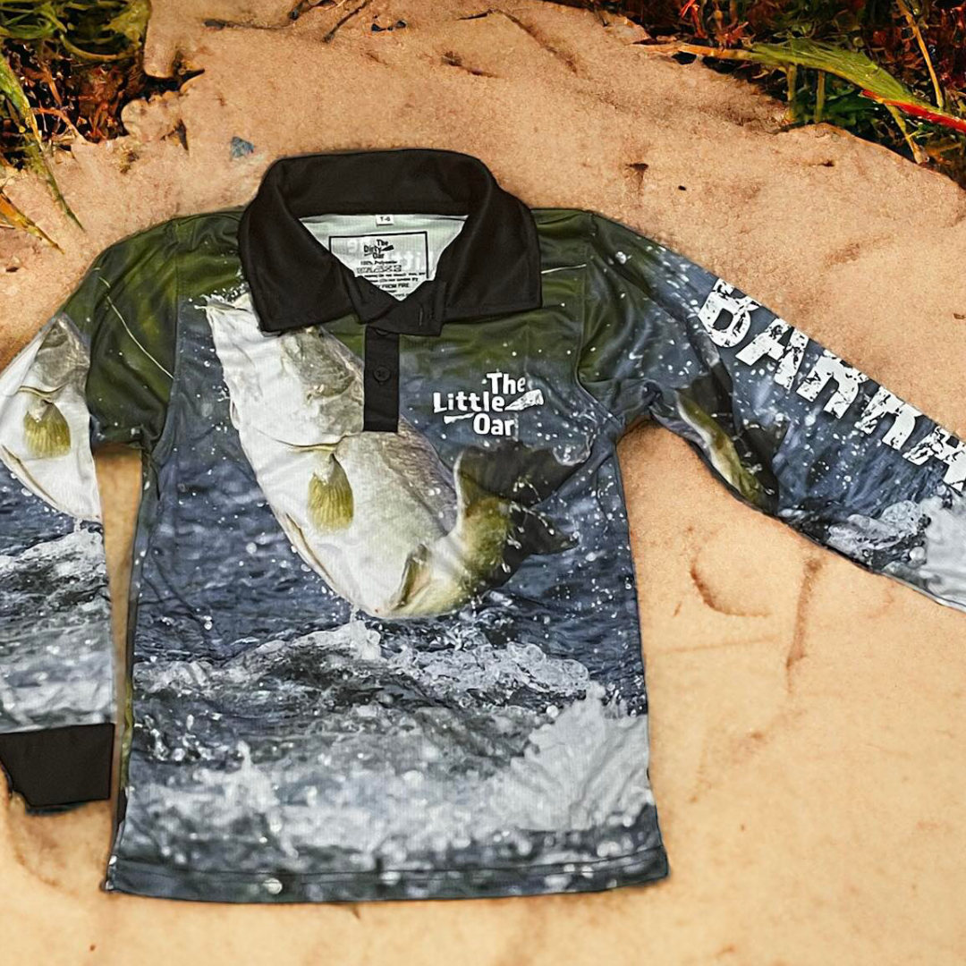 The Little Barra Fishing Shirt front